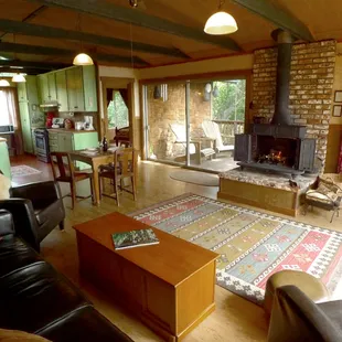 Great Room at Waterfall Cabin