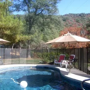 Pool @ Bear Spring Cabin