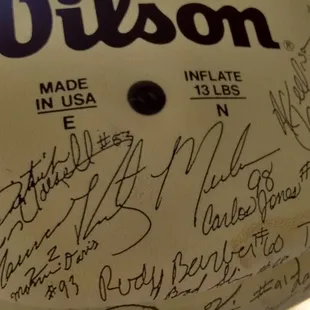 Autograph Miami football forsale