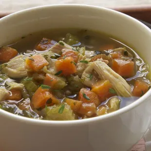 Chicken Vegetable Soup-delicious, classic soup that also makes a perfect base for Chicken-Noodle, Matzoh Ball, or Chicken Soup with Rice.
