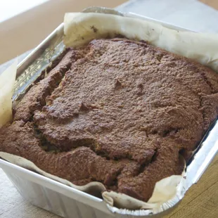 Paleo-banana bread! A sweet treat that is higher in protein than your ordinary banana bread.