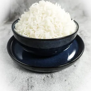 Plain white Jasmine rice.
