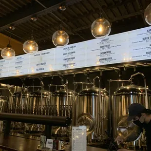 a man working at a bar