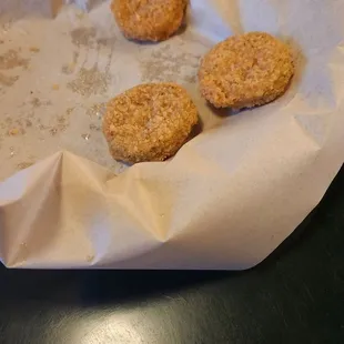 Fried pickles! They were devoured rather quickly!