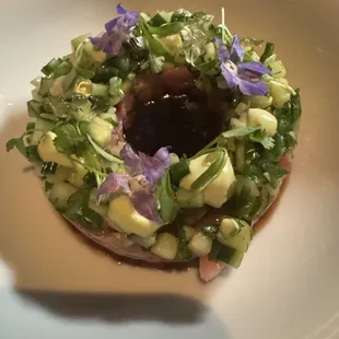 Smoked Bluefin Tuna Crudo