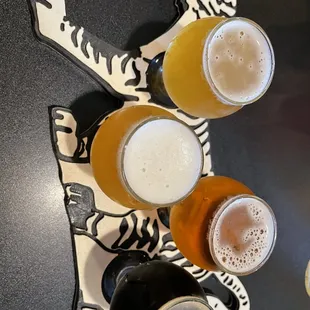 a selection of beers