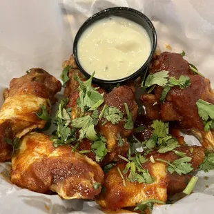 Thai Curry Chicken Wings