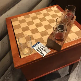 Chess board and flight