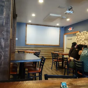 corner of the tap room