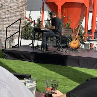 Music at the Grand Opening.