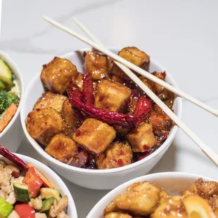 General Tso's Tofu available only at The Bol Aventura Mall location!
