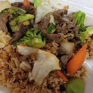 Beef with vegetables