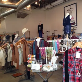 Inside store