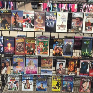 Great place for film buffs to add to their VHS collection.