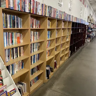Books at the thrift store