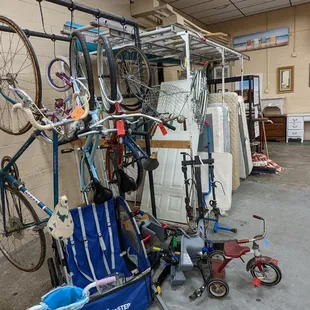 Affordable pre-owned bikes for all ages.