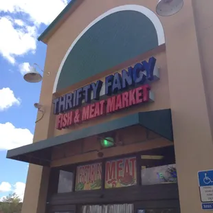 the front of the store