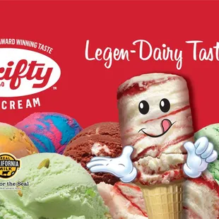 promotional Poster , Banner Thrifty Ice Cream  etvspots.com digital branding agency