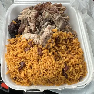 Roasted pork combo