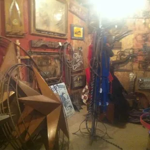 Lots of cowboy theme decor