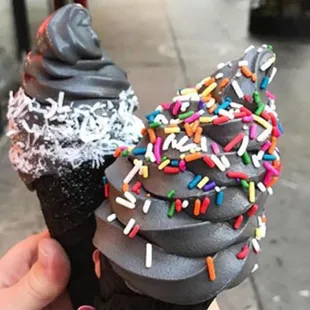 And now we have BLACK ice cream :-)