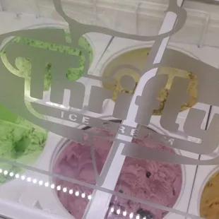 a variety of ice creams