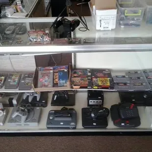 Items in the showcase are constantly changing