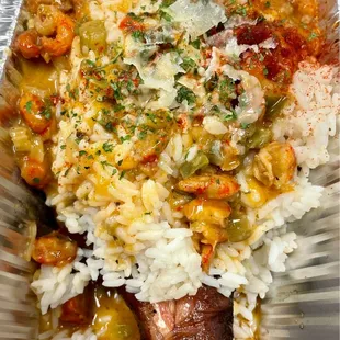 My Ettouffe crawfish turkey leg