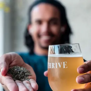 Fresh off the draft kombucha.