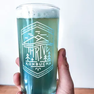 Fresh off the tap kombucha!!