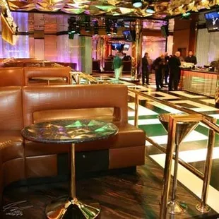 a view of the bar and lounge area