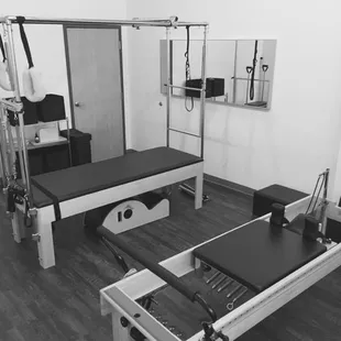 Our studio features state-of-the-art equipment by Balanced Body.