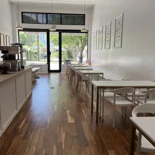 View from the rear of the shop.