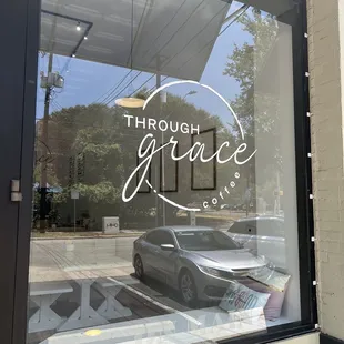 Window from outside.