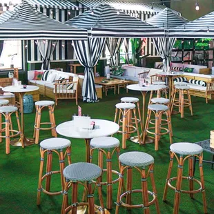 Games and seating for those music and DJ nights!
