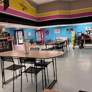 the inside of the restaurant