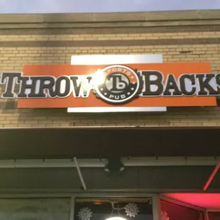 the front of the restaurant