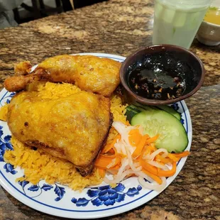 Chicken red rice