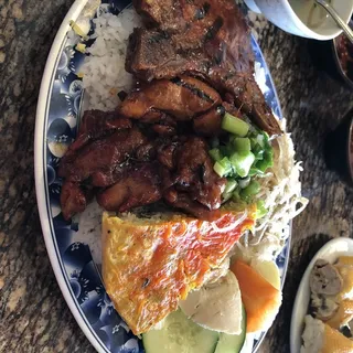 Com Tam Bi, Cha, Suon Dai Han, Ga