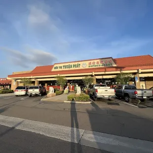 the front of the store