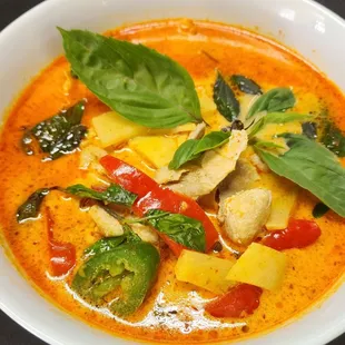 Red Curry Chicken Basil