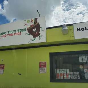 Front of the restaurant