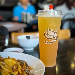 second time dining here in a week, the lychee drink