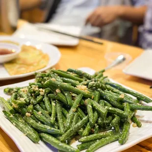 garlic string bean