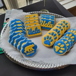 Custom UCLA cookies