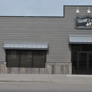 the front of the restaurant