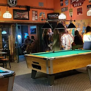 billiards and pool tables