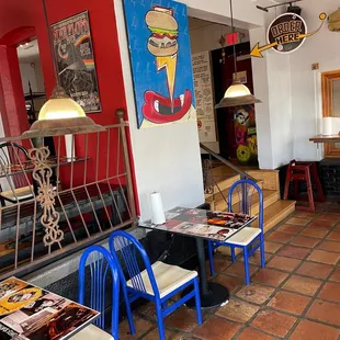 the interior of a restaurant