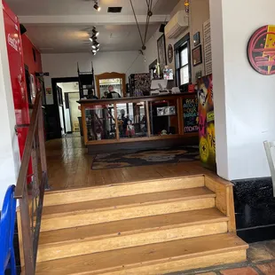 The front counter