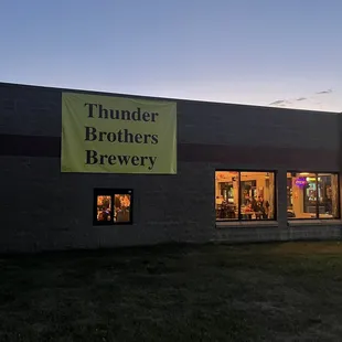 the outside of the building